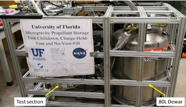 飛機微重力下模擬推進劑儲罐中儲罐間制冷劑轉移過程